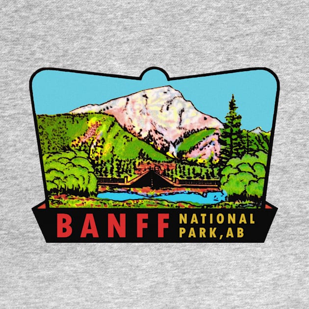 Banff National Park Alberta Vintage by Hilda74